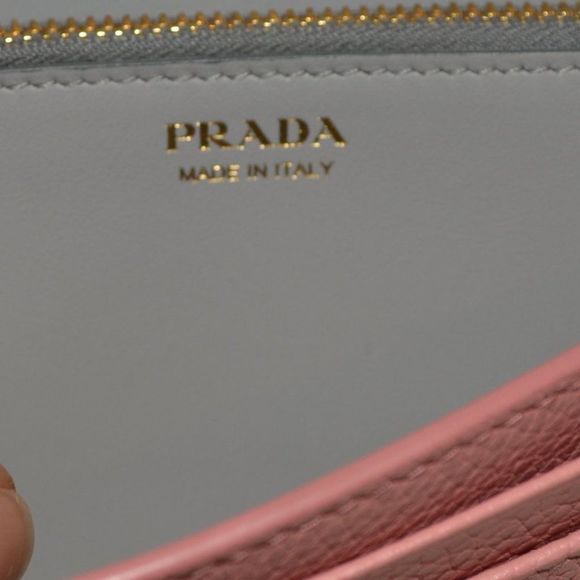 PRADA Textured Leather Continental Wallet - Picture 10 of 15
